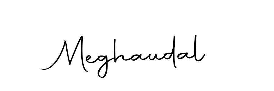 Design your own signature with our free online signature maker. With this signature software, you can create a handwritten (Autography-DOLnW) signature for name Meghaudal. Meghaudal signature style 10 images and pictures png