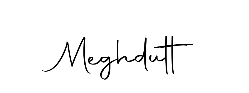 How to make Meghdutt signature? Autography-DOLnW is a professional autograph style. Create handwritten signature for Meghdutt name. Meghdutt signature style 10 images and pictures png