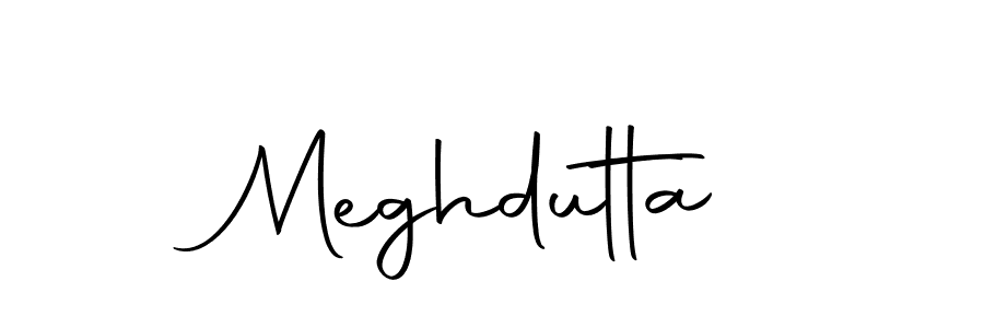 How to make Meghdutta signature? Autography-DOLnW is a professional autograph style. Create handwritten signature for Meghdutta name. Meghdutta signature style 10 images and pictures png