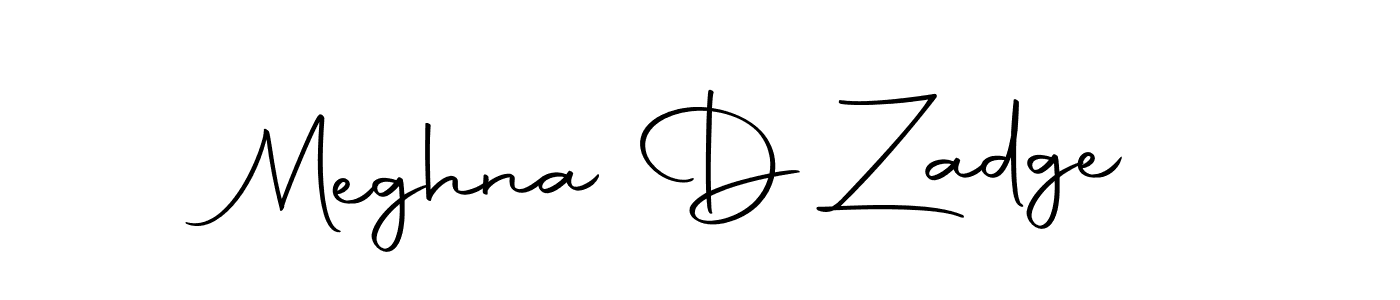 Meghna D Zadge stylish signature style. Best Handwritten Sign (Autography-DOLnW) for my name. Handwritten Signature Collection Ideas for my name Meghna D Zadge. Meghna D Zadge signature style 10 images and pictures png