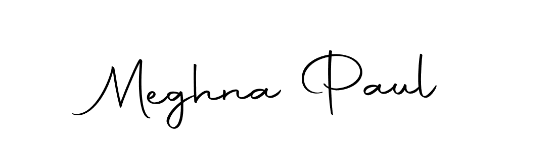 This is the best signature style for the Meghna Paul name. Also you like these signature font (Autography-DOLnW). Mix name signature. Meghna Paul signature style 10 images and pictures png