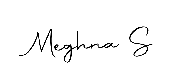 Make a beautiful signature design for name Meghna S. With this signature (Autography-DOLnW) style, you can create a handwritten signature for free. Meghna S signature style 10 images and pictures png