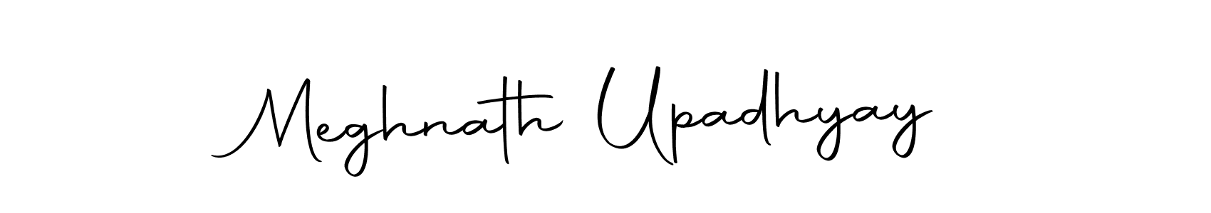 Create a beautiful signature design for name Meghnath Upadhyay. With this signature (Autography-DOLnW) fonts, you can make a handwritten signature for free. Meghnath Upadhyay signature style 10 images and pictures png