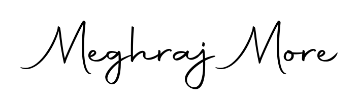 How to make Meghraj More name signature. Use Autography-DOLnW style for creating short signs online. This is the latest handwritten sign. Meghraj More signature style 10 images and pictures png
