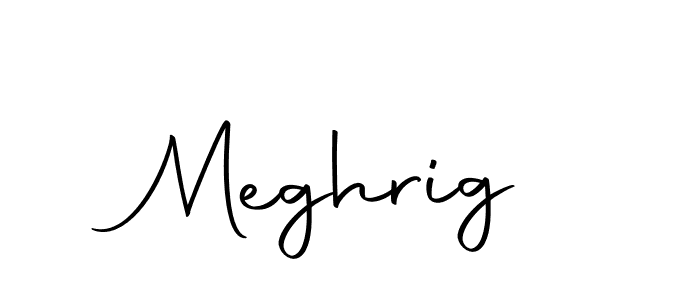 You should practise on your own different ways (Autography-DOLnW) to write your name (Meghrig) in signature. don't let someone else do it for you. Meghrig signature style 10 images and pictures png