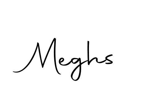 Use a signature maker to create a handwritten signature online. With this signature software, you can design (Autography-DOLnW) your own signature for name Meghs. Meghs signature style 10 images and pictures png