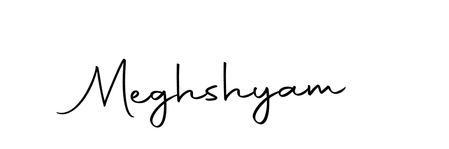 Meghshyam stylish signature style. Best Handwritten Sign (Autography-DOLnW) for my name. Handwritten Signature Collection Ideas for my name Meghshyam. Meghshyam signature style 10 images and pictures png