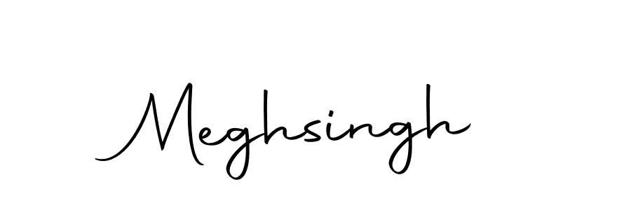 How to make Meghsingh name signature. Use Autography-DOLnW style for creating short signs online. This is the latest handwritten sign. Meghsingh signature style 10 images and pictures png