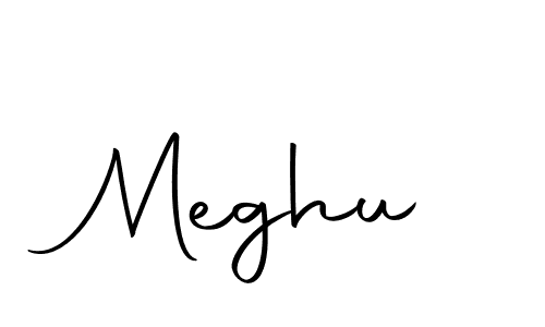 Design your own signature with our free online signature maker. With this signature software, you can create a handwritten (Autography-DOLnW) signature for name Meghu. Meghu signature style 10 images and pictures png