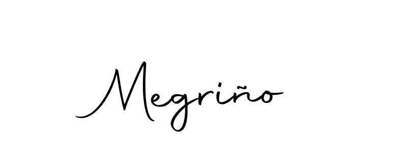 You should practise on your own different ways (Autography-DOLnW) to write your name (Megriño) in signature. don't let someone else do it for you. Megriño signature style 10 images and pictures png