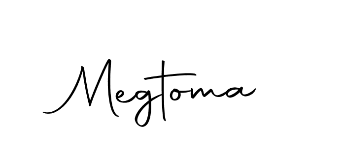 Create a beautiful signature design for name Megtoma. With this signature (Autography-DOLnW) fonts, you can make a handwritten signature for free. Megtoma signature style 10 images and pictures png