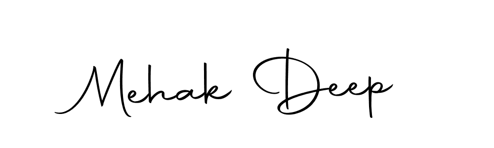 How to make Mehak Deep name signature. Use Autography-DOLnW style for creating short signs online. This is the latest handwritten sign. Mehak Deep signature style 10 images and pictures png