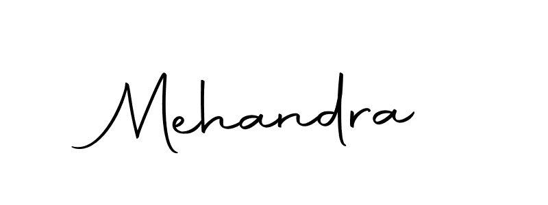Design your own signature with our free online signature maker. With this signature software, you can create a handwritten (Autography-DOLnW) signature for name Mehandra. Mehandra signature style 10 images and pictures png