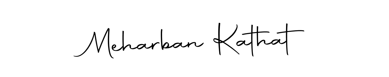 Make a beautiful signature design for name Meharban Kathat. Use this online signature maker to create a handwritten signature for free. Meharban Kathat signature style 10 images and pictures png