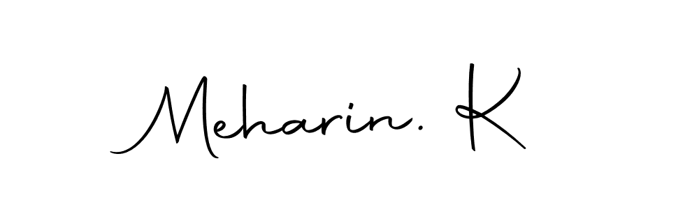 if you are searching for the best signature style for your name Meharin. K. so please give up your signature search. here we have designed multiple signature styles  using Autography-DOLnW. Meharin. K signature style 10 images and pictures png