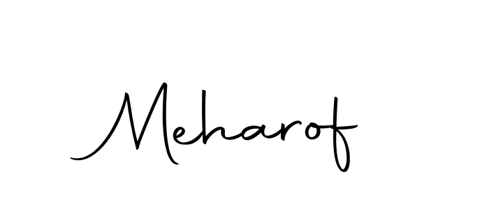 Make a beautiful signature design for name Meharof. With this signature (Autography-DOLnW) style, you can create a handwritten signature for free. Meharof signature style 10 images and pictures png