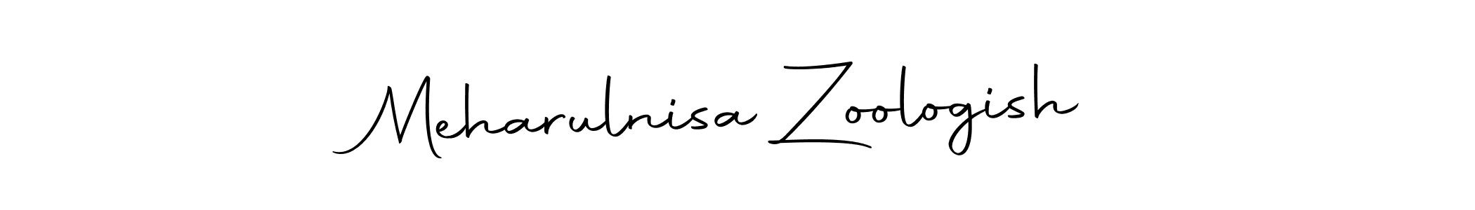 Make a short Meharulnisa Zoologish signature style. Manage your documents anywhere anytime using Autography-DOLnW. Create and add eSignatures, submit forms, share and send files easily. Meharulnisa Zoologish signature style 10 images and pictures png
