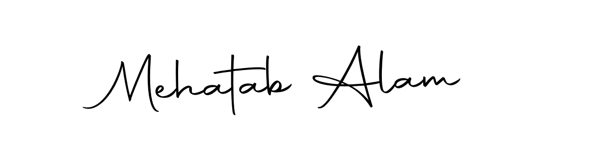 Create a beautiful signature design for name Mehatab Alam. With this signature (Autography-DOLnW) fonts, you can make a handwritten signature for free. Mehatab Alam signature style 10 images and pictures png