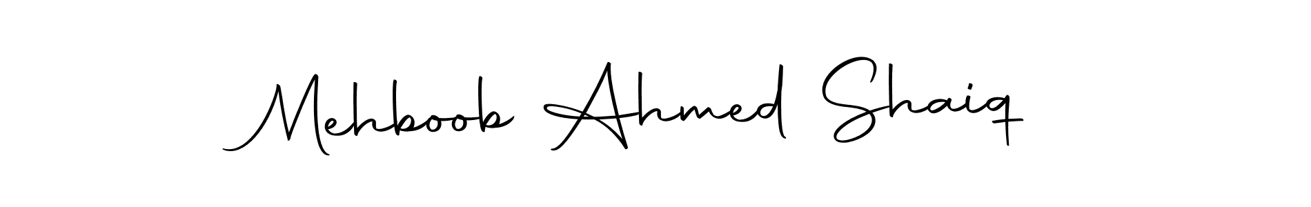 Create a beautiful signature design for name Mehboob Ahmed Shaiq. With this signature (Autography-DOLnW) fonts, you can make a handwritten signature for free. Mehboob Ahmed Shaiq signature style 10 images and pictures png