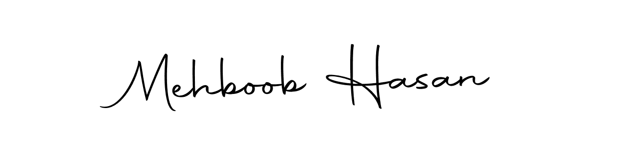 Create a beautiful signature design for name Mehboob Hasan. With this signature (Autography-DOLnW) fonts, you can make a handwritten signature for free. Mehboob Hasan signature style 10 images and pictures png