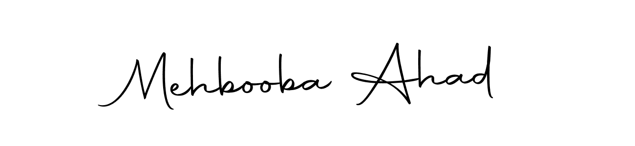 It looks lik you need a new signature style for name Mehbooba Ahad. Design unique handwritten (Autography-DOLnW) signature with our free signature maker in just a few clicks. Mehbooba Ahad signature style 10 images and pictures png