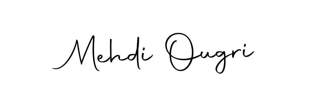 Create a beautiful signature design for name Mehdi Ougri. With this signature (Autography-DOLnW) fonts, you can make a handwritten signature for free. Mehdi Ougri signature style 10 images and pictures png