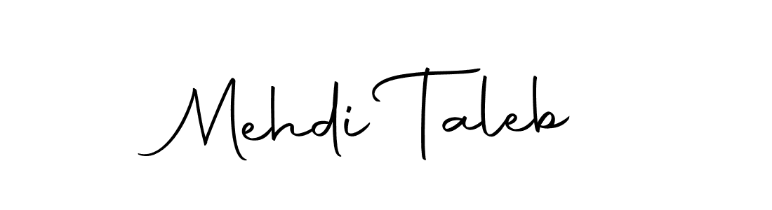 Create a beautiful signature design for name Mehdi Taleb. With this signature (Autography-DOLnW) fonts, you can make a handwritten signature for free. Mehdi Taleb signature style 10 images and pictures png