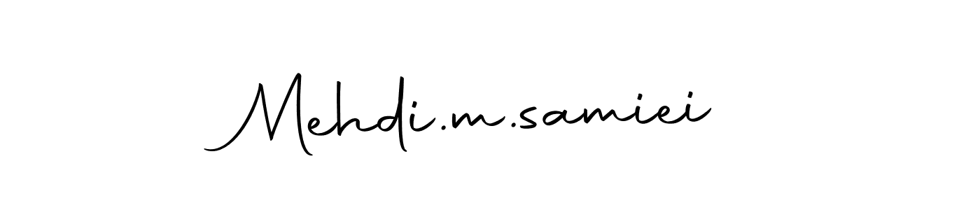Also we have Mehdi.m.samiei name is the best signature style. Create professional handwritten signature collection using Autography-DOLnW autograph style. Mehdi.m.samiei signature style 10 images and pictures png