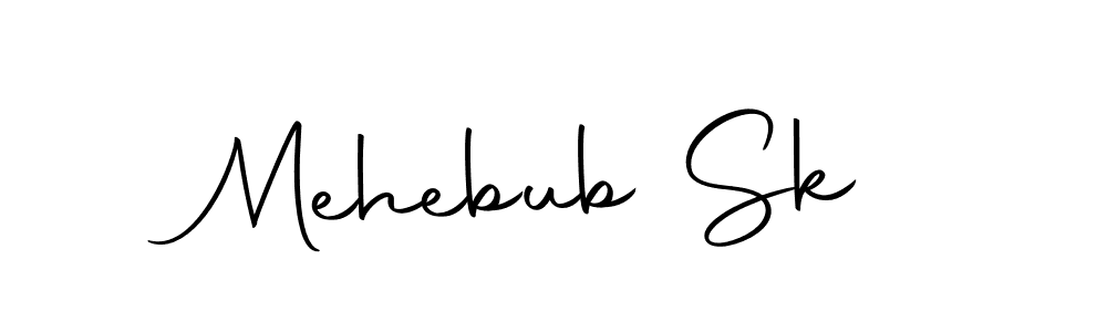 Mehebub Sk stylish signature style. Best Handwritten Sign (Autography-DOLnW) for my name. Handwritten Signature Collection Ideas for my name Mehebub Sk. Mehebub Sk signature style 10 images and pictures png