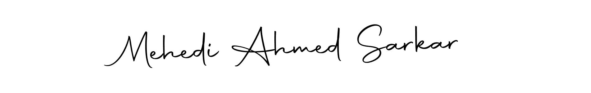 It looks lik you need a new signature style for name Mehedi Ahmed Sarkar. Design unique handwritten (Autography-DOLnW) signature with our free signature maker in just a few clicks. Mehedi Ahmed Sarkar signature style 10 images and pictures png
