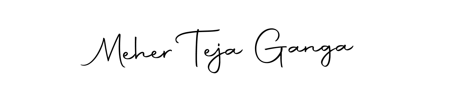Autography-DOLnW is a professional signature style that is perfect for those who want to add a touch of class to their signature. It is also a great choice for those who want to make their signature more unique. Get Meher Teja Ganga name to fancy signature for free. Meher Teja Ganga signature style 10 images and pictures png
