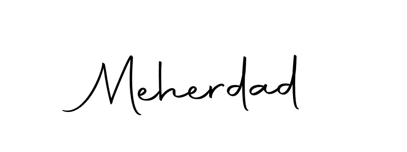 Design your own signature with our free online signature maker. With this signature software, you can create a handwritten (Autography-DOLnW) signature for name Meherdad. Meherdad signature style 10 images and pictures png