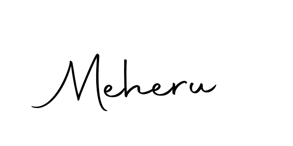 You should practise on your own different ways (Autography-DOLnW) to write your name (Meheru) in signature. don't let someone else do it for you. Meheru signature style 10 images and pictures png