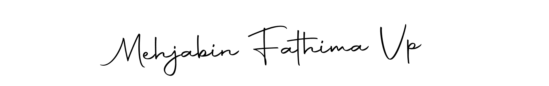 Use a signature maker to create a handwritten signature online. With this signature software, you can design (Autography-DOLnW) your own signature for name Mehjabin Fathima Vp. Mehjabin Fathima Vp signature style 10 images and pictures png