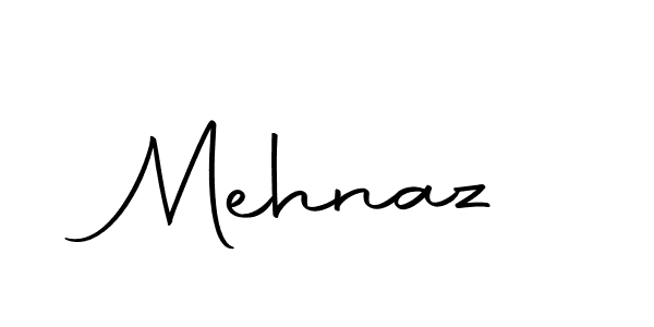 Make a beautiful signature design for name Mehnaz. With this signature (Autography-DOLnW) style, you can create a handwritten signature for free. Mehnaz signature style 10 images and pictures png