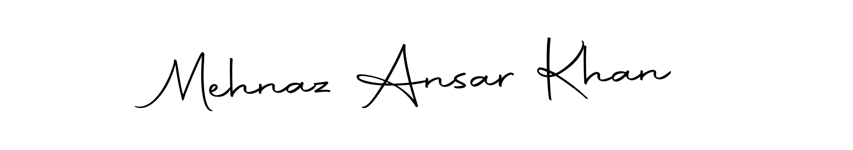Make a beautiful signature design for name Mehnaz Ansar Khan. Use this online signature maker to create a handwritten signature for free. Mehnaz Ansar Khan signature style 10 images and pictures png