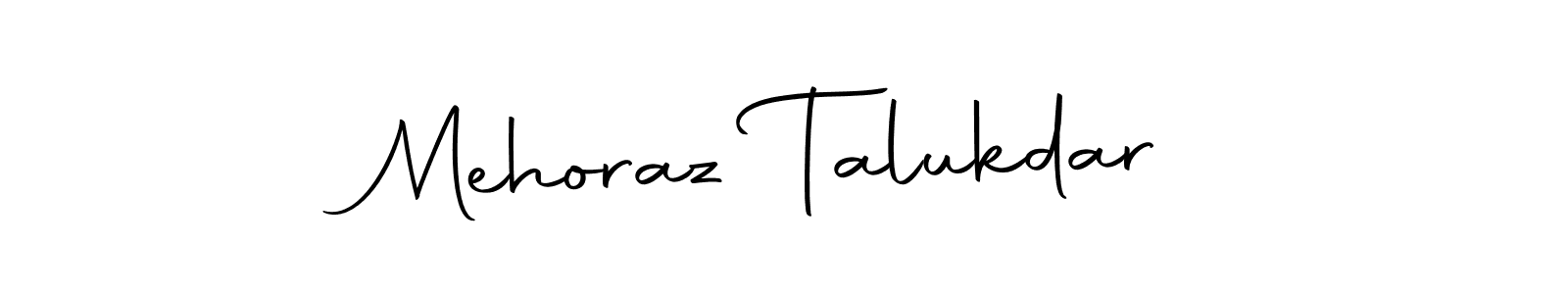 Make a beautiful signature design for name Mehoraz Talukdar. With this signature (Autography-DOLnW) style, you can create a handwritten signature for free. Mehoraz Talukdar signature style 10 images and pictures png