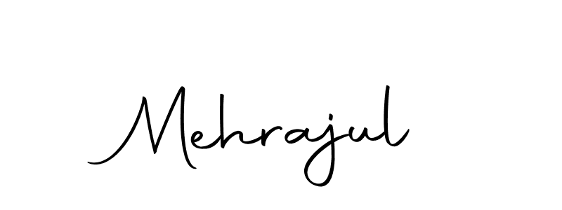 Create a beautiful signature design for name Mehrajul. With this signature (Autography-DOLnW) fonts, you can make a handwritten signature for free. Mehrajul signature style 10 images and pictures png