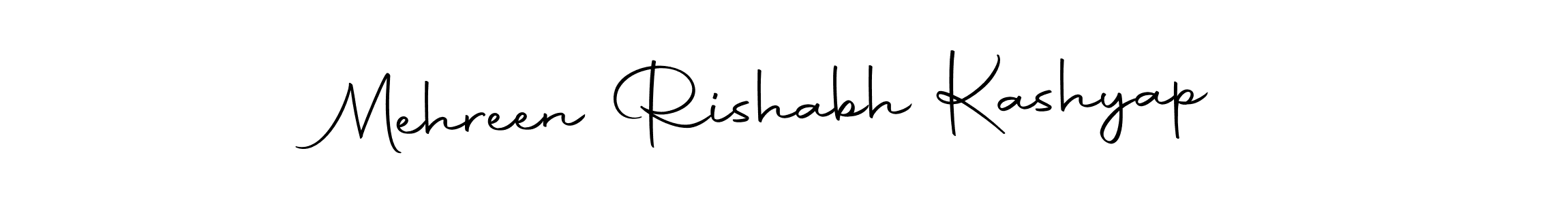 Mehreen Rishabh Kashyap stylish signature style. Best Handwritten Sign (Autography-DOLnW) for my name. Handwritten Signature Collection Ideas for my name Mehreen Rishabh Kashyap. Mehreen Rishabh Kashyap signature style 10 images and pictures png