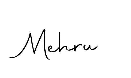 Create a beautiful signature design for name Mehru. With this signature (Autography-DOLnW) fonts, you can make a handwritten signature for free. Mehru signature style 10 images and pictures png