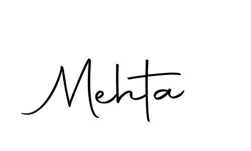 Create a beautiful signature design for name Mehta. With this signature (Autography-DOLnW) fonts, you can make a handwritten signature for free. Mehta signature style 10 images and pictures png