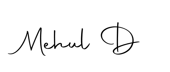 You should practise on your own different ways (Autography-DOLnW) to write your name (Mehul D) in signature. don't let someone else do it for you. Mehul D signature style 10 images and pictures png