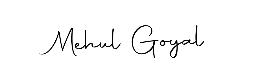 Create a beautiful signature design for name Mehul Goyal. With this signature (Autography-DOLnW) fonts, you can make a handwritten signature for free. Mehul Goyal signature style 10 images and pictures png