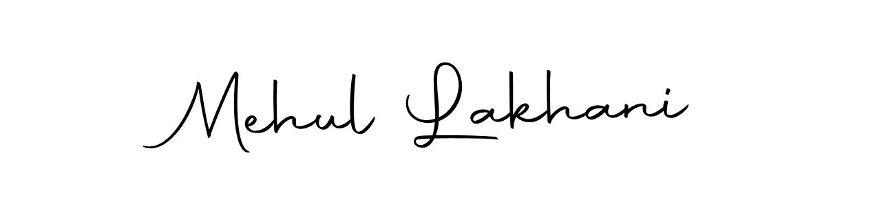 Also we have Mehul Lakhani name is the best signature style. Create professional handwritten signature collection using Autography-DOLnW autograph style. Mehul Lakhani signature style 10 images and pictures png