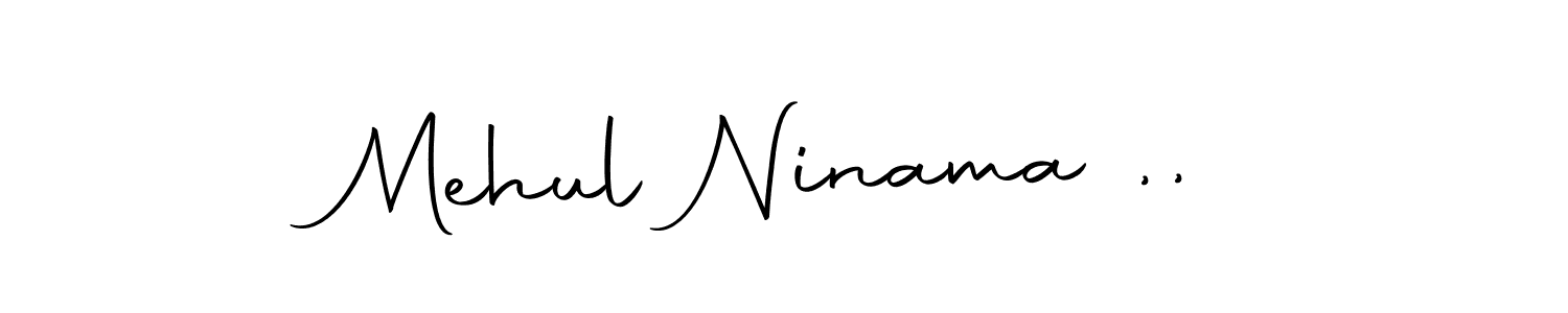 Use a signature maker to create a handwritten signature online. With this signature software, you can design (Autography-DOLnW) your own signature for name Mehul Ninama ,,. Mehul Ninama ,, signature style 10 images and pictures png