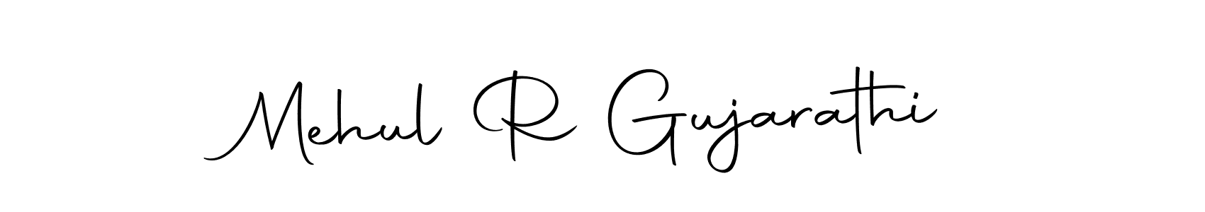 Design your own signature with our free online signature maker. With this signature software, you can create a handwritten (Autography-DOLnW) signature for name Mehul R Gujarathi. Mehul R Gujarathi signature style 10 images and pictures png