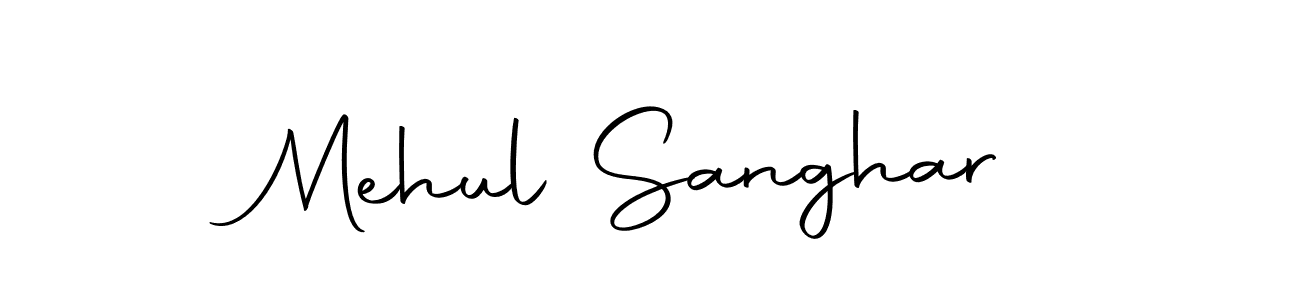 Make a beautiful signature design for name Mehul Sanghar. With this signature (Autography-DOLnW) style, you can create a handwritten signature for free. Mehul Sanghar signature style 10 images and pictures png