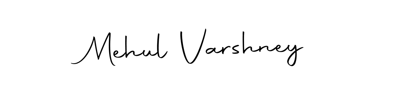 Use a signature maker to create a handwritten signature online. With this signature software, you can design (Autography-DOLnW) your own signature for name Mehul Varshney. Mehul Varshney signature style 10 images and pictures png