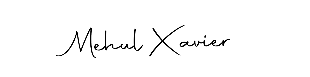 if you are searching for the best signature style for your name Mehul Xavier. so please give up your signature search. here we have designed multiple signature styles  using Autography-DOLnW. Mehul Xavier signature style 10 images and pictures png