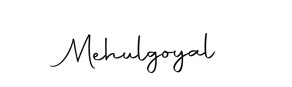 Create a beautiful signature design for name Mehulgoyal. With this signature (Autography-DOLnW) fonts, you can make a handwritten signature for free. Mehulgoyal signature style 10 images and pictures png